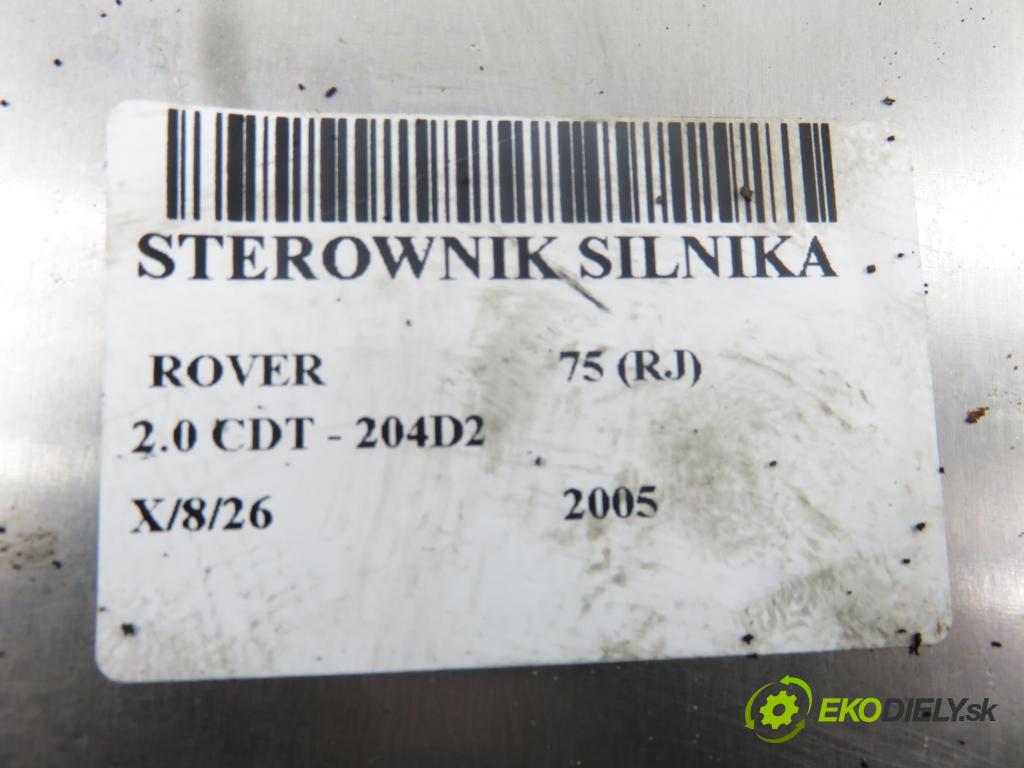 ROVER 75 (RJ) SEDAN 2005 85,00 2.0 CDT 116 - 204D2 1951,00 řídící jednotka motora 0281010811 ; 7792938