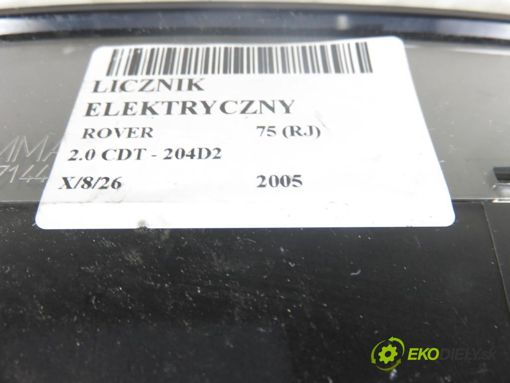 ROVER 75 (RJ) SEDAN 2005 85,00 2.0 CDT 116 - 204D2 1951,00 Prístrojovka elektrický YAC004260