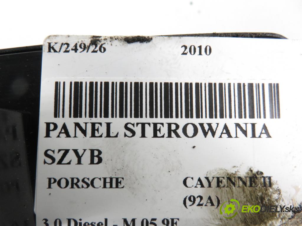PORSCHE CAYENNE II (92A) SUV 2010 176,00 3.0 Diesel - M 05.9E 2967,00 Panel ovládaní oken 7PP959858AC