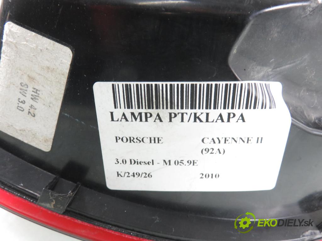 PORSCHE CAYENNE II (92A) SUV 2010 176,00 3.0 Diesel - M 05.9E 2967,00 Svetlo pravé zadné kufor 95863109402