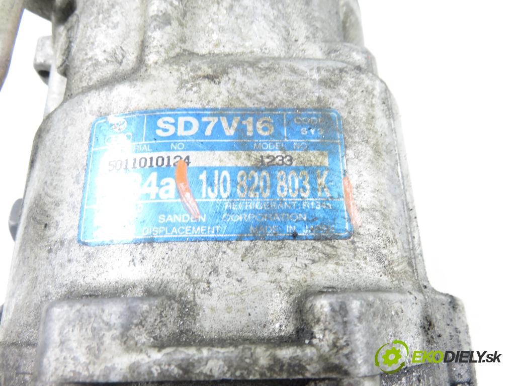 SEAT LEON (1M1) HB 2001 81,00 1.9 TDI 110 - ASV 1896,00 KOMPRESOR: klimatizácie 1J0820803K (Kompresor klimatizácie)