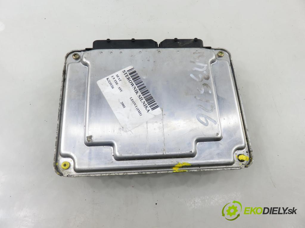 SEAT LEON (1M1) HB 2001 81,00 1.9 TDI 110 - ASV 1896,00 řídící jednotka motora 038906012AT ; 0281010062