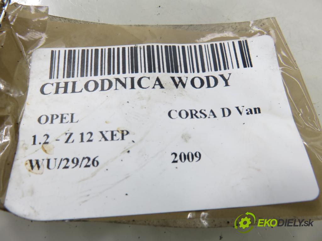 OPEL CORSA D Van HB 2009 0,00 1.2 - Z 12 XEP 1229,00 chladič vody 13263540