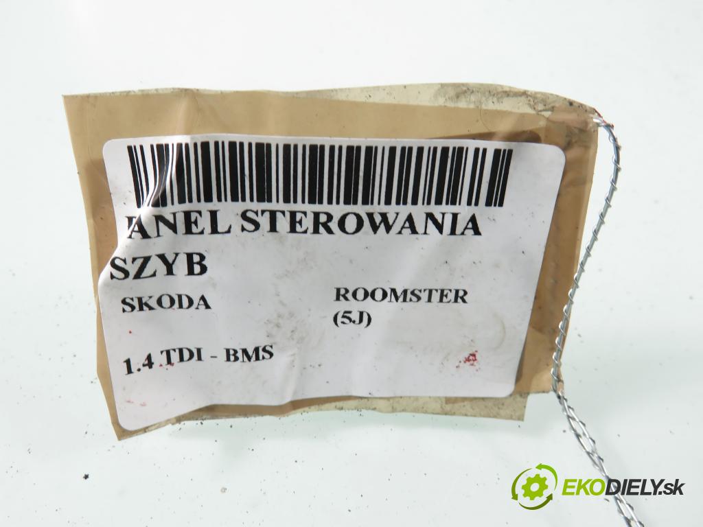 SKODA ROOMSTER (5J) HB 2008 59,00 1.4 TDI - BMS 1422,00 Panel ovládaní oken 5J0867171A