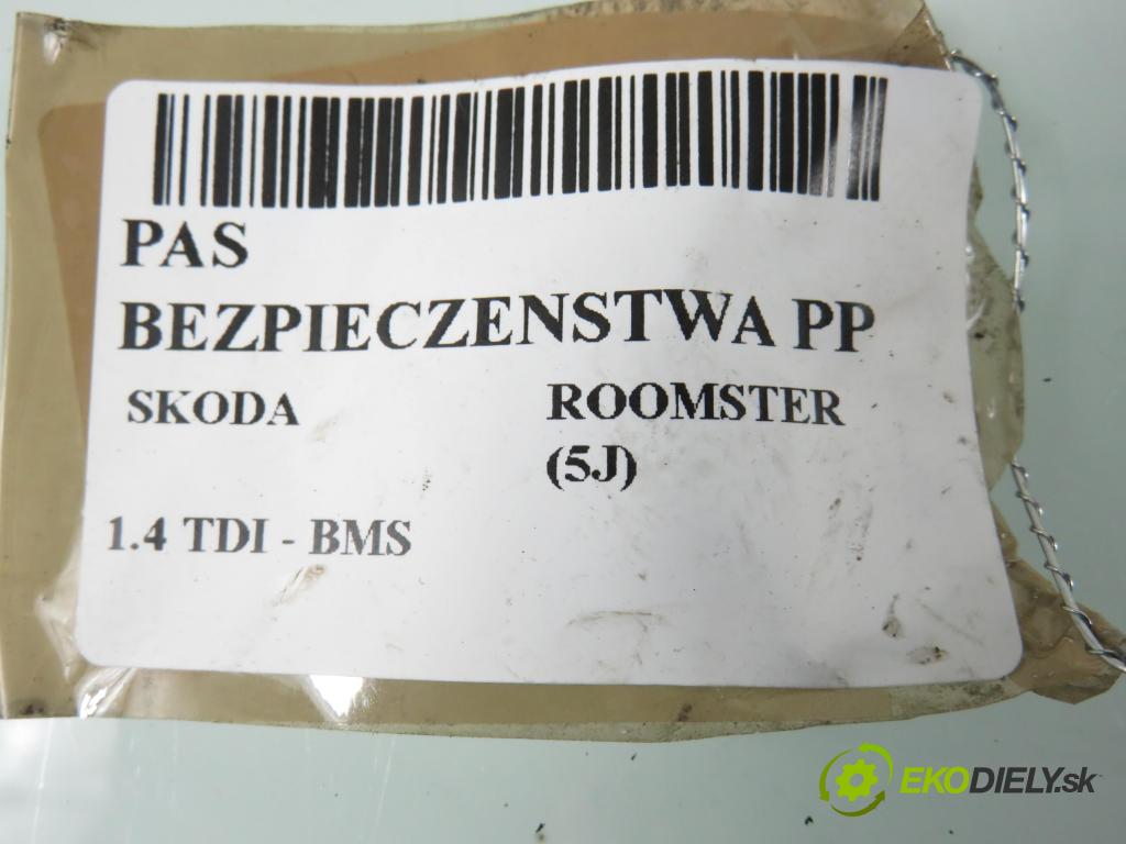 SKODA ROOMSTER (5J) HB 2008 59,00 1.4 TDI - BMS 1422,00 Držiak bezpečnostný PP 5J1857702A