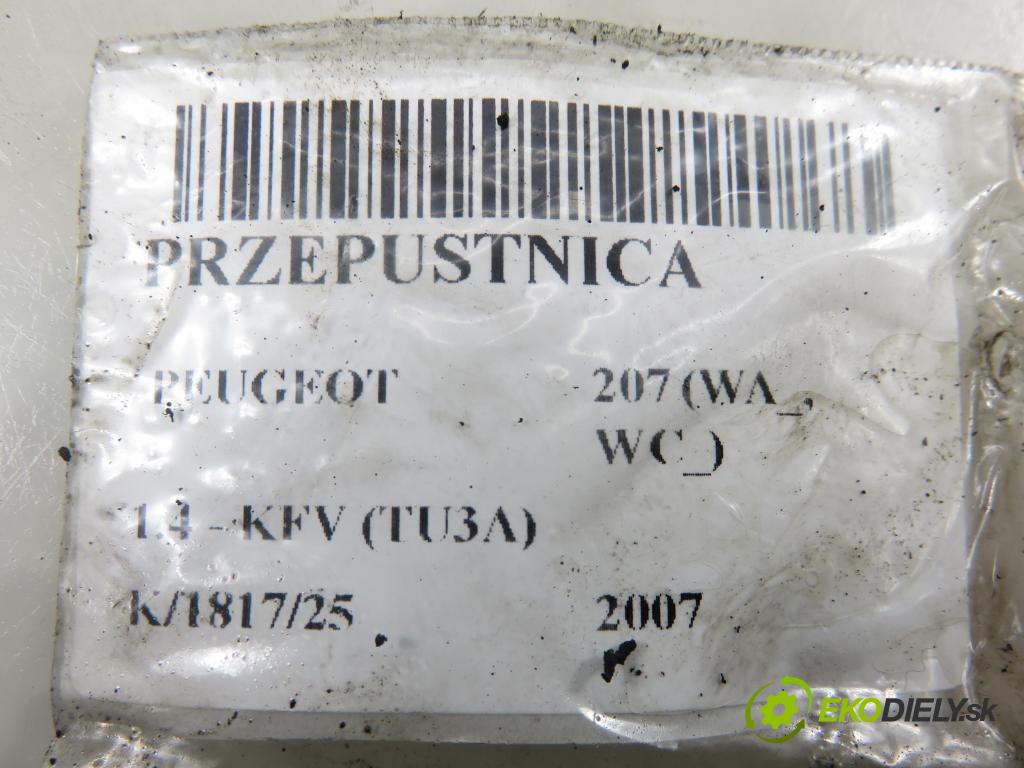 PEUGEOT 207 (WA_, WC_) HB 2007 54,00 1.4 - KFV (TU3A) 1360,00 škrtíci klapka 408239821001 (Škrticí klapka)