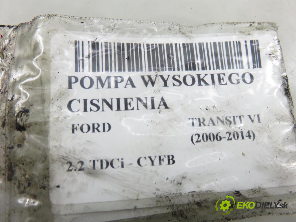 FORD TRANSIT Furgon (FA_ _) FURGON 2012 92,00 2.2 TDCi - CYFB 2198,00 Pumpa vysokého tlaku