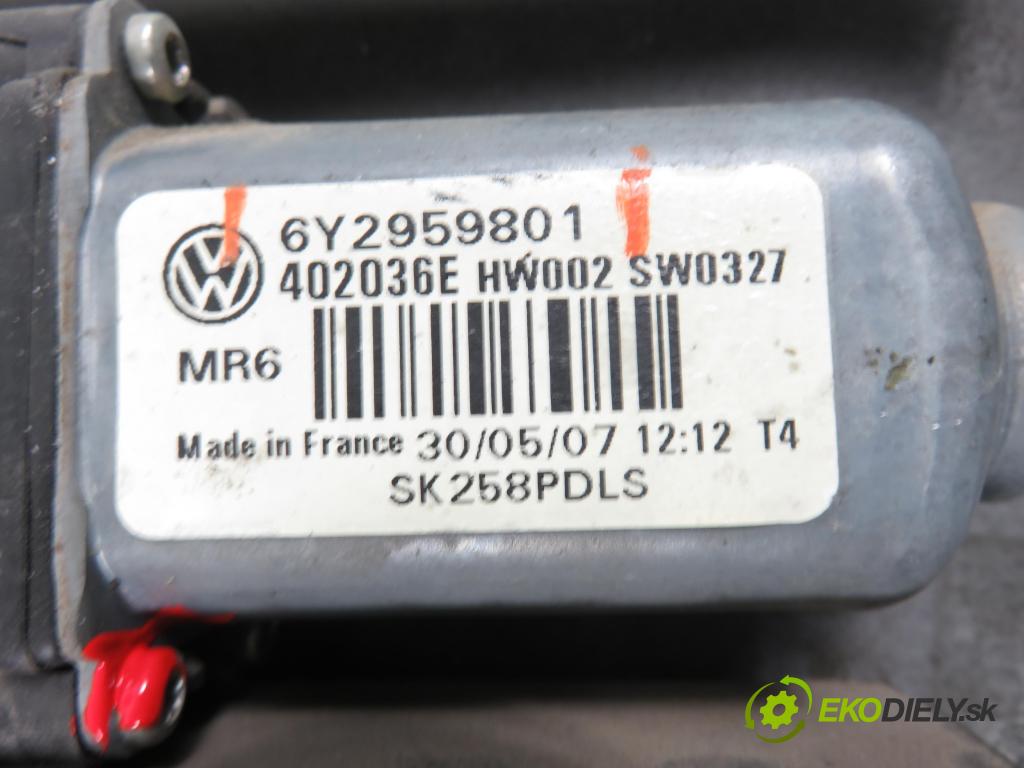 SKODA ROOMSTER (5J) HB 2008 59,00 1.4 TDI - BMS 1422,00 Mechanizmus okien 6Y2959801