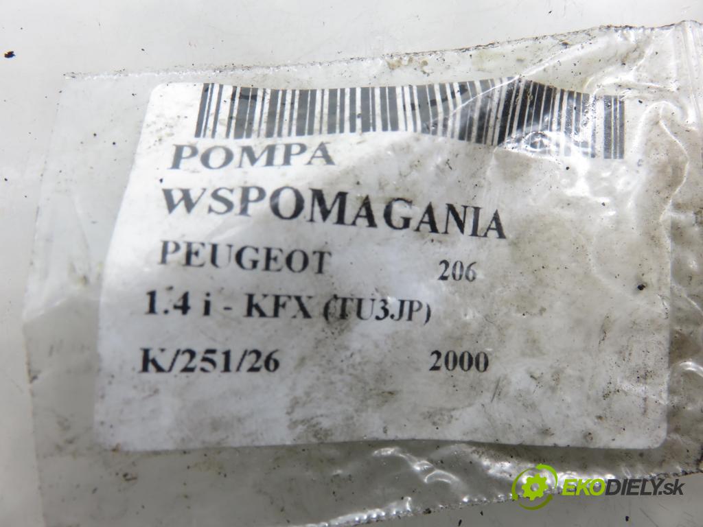 PEUGEOT 206 liftback (2A/C) HB 2000 55,00 1.4 i 75 -  KFX 1361,00 Pumpa servočerpadlo 9631411580 ; 26064217 (Servočerpadlo)