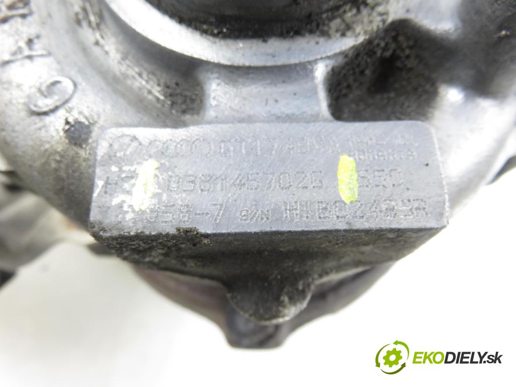 VW PASSAT B5.5 (3B3) SEDAN 2001 96,00 1.9 TDI - AWX 1896,00 RYCHLONABÍJEČKA: 038145702G (Kompletní turbodmychadlo)