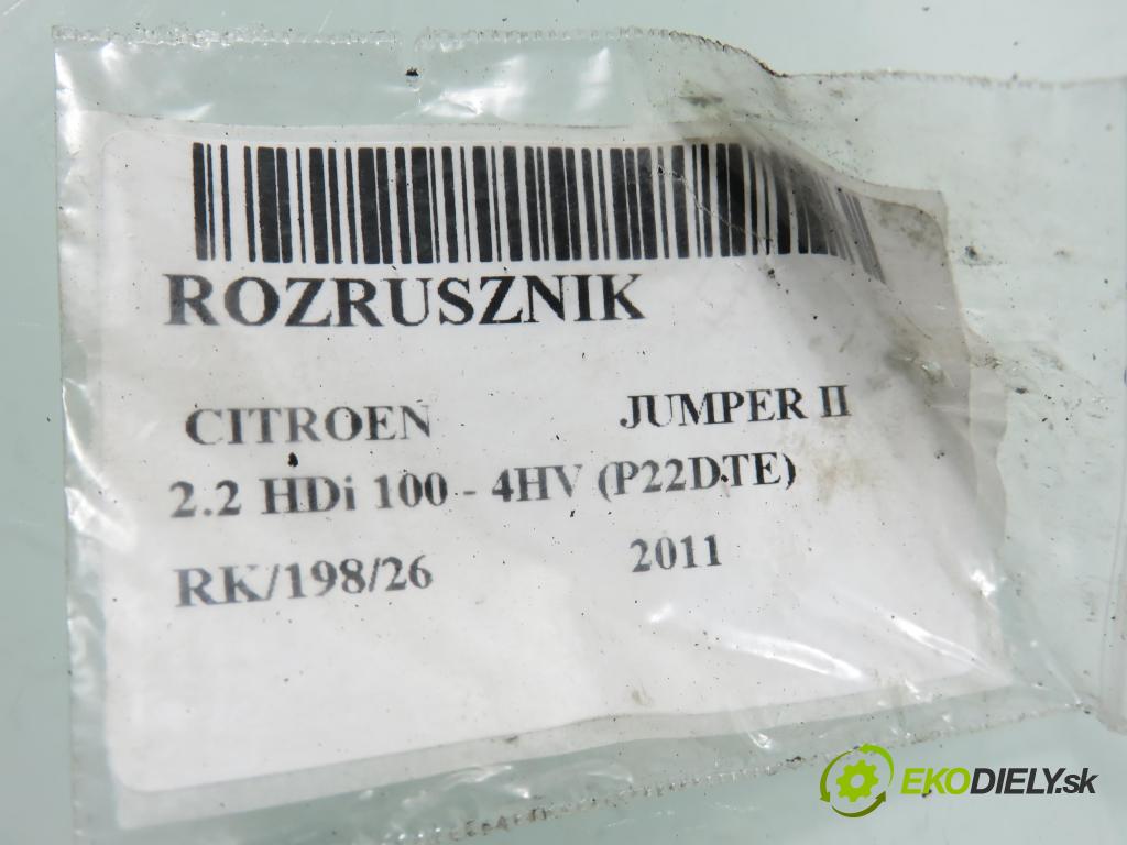 CITROEN JUMPER Skrzynia FURGON 2011 74,00 2.2 HDi 100 - 4HV (P22DTE) 2198,00 startér  (Startér)