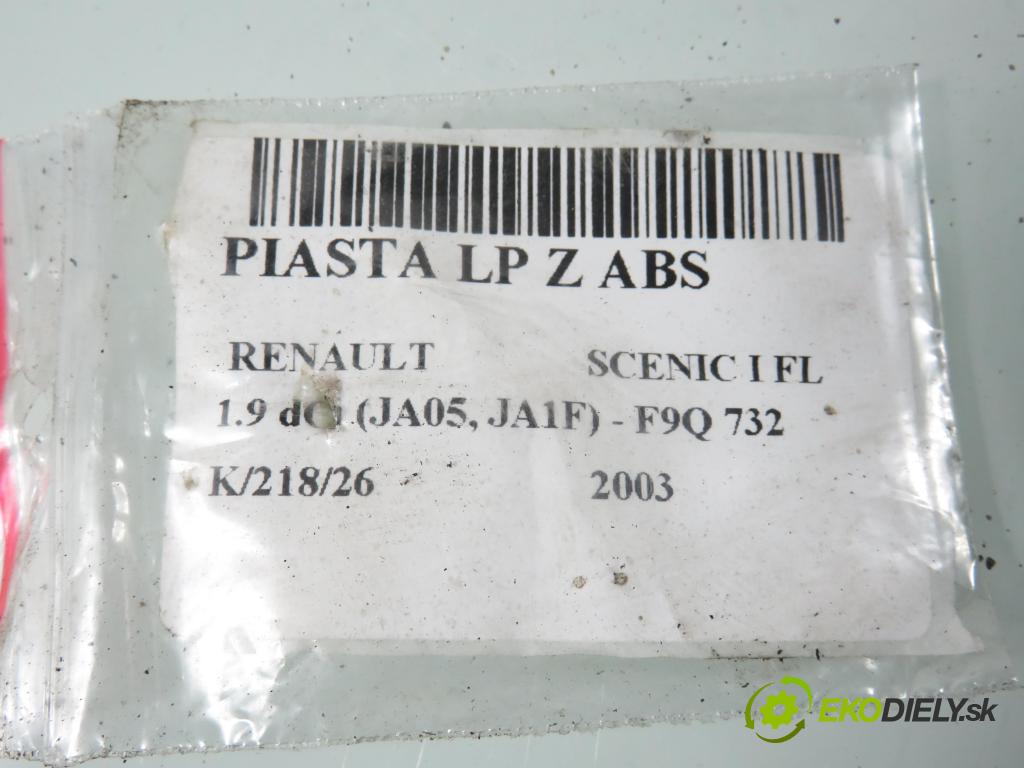 RENAULT SCENIC I (JA0/1_) MINIVAN 2003 75,00 1.9 dCi 102 - F9Q 732 1870,00 náboj LP ABS