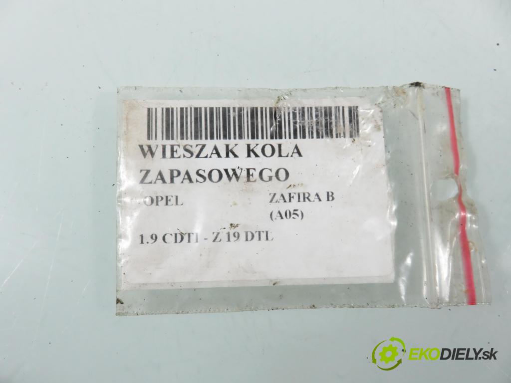 OPEL ZAFIRA B (A05) MINIVAN 2006 74,00 1.9 CDTI 8V 101 - Z 19 DTL 1910,00 ZÁVĚS KOLA NÁHRADNÍ: