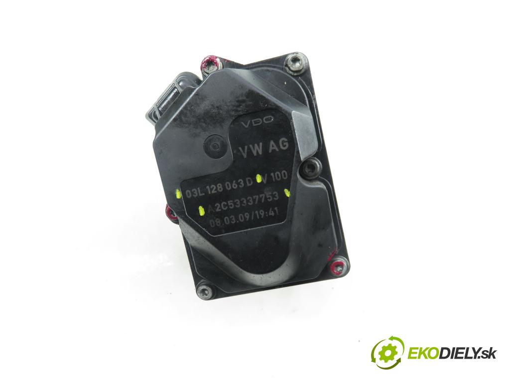 VW PASSAT B6 Variant (3C5) KOMBI 2009 125,00 2.0 TDI - CBBB 1968,00 škrtíci klapka A2C53337753 ; 03L128063D (Škrticí klapka)