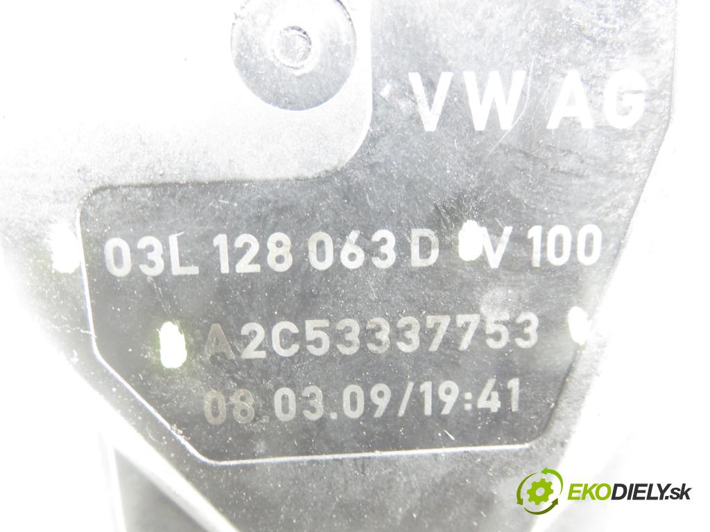 VW PASSAT B6 Variant (3C5) KOMBI 2009 125,00 2.0 TDI - CBBB 1968,00 škrtíci klapka A2C53337753 ; 03L128063D (Škrticí klapka)