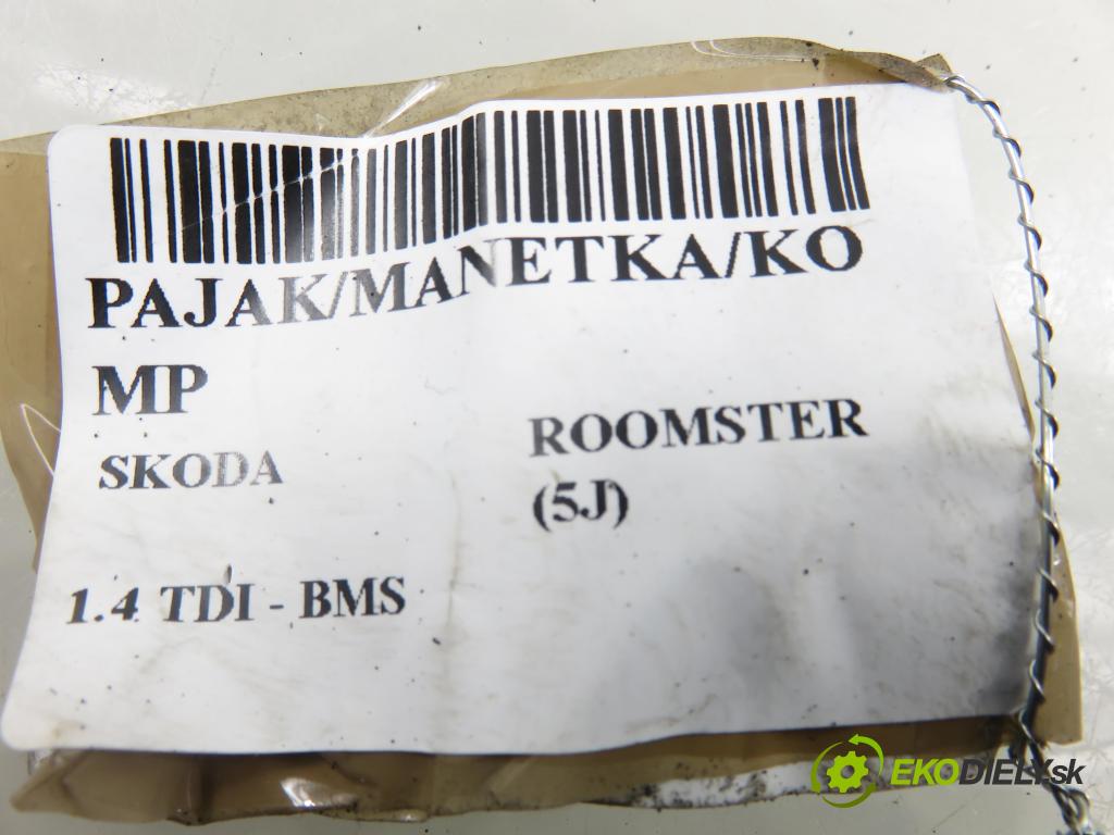 SKODA ROOMSTER (5J) HB 2008 59,00 1.4 TDI - BMS 1422,00 páčka/prepínač 7H0953503CE