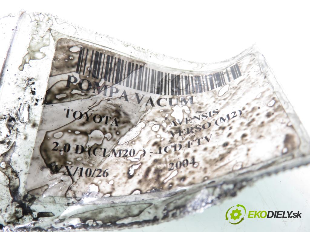 TOYOTA AVENSIS VERSO (_M2_) MINIVAN 2004 85,00 2.0 D (CLM20_) - 1CD-FTV 1995,00 pumpa vakuová 2930027020 ; 0810002740