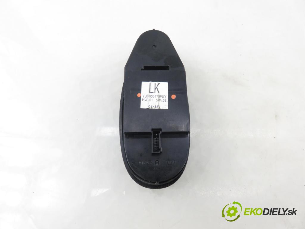 ROVER 75 (RJ) SEDAN 2005 85,00 2.0 CDT 116 - 204D2 1951,00 Panel ovládania okien YUD000470PUY