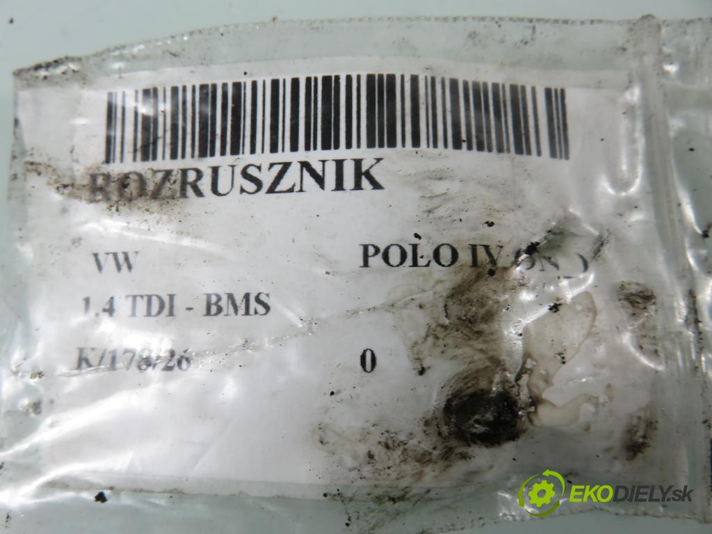 VW POLO (9N_) HB 2008 51,00 1.4 TDI - BNM 1422,00 Štartér 02T911024 (Štartér)