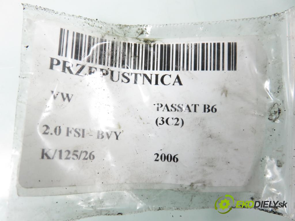 VW PASSAT B6 (3C2) SEDAN 2006 110,00 2.0 FSI - BVY 1984,00 Škrtiaca klapka 06F133062B ; A2C53079712 (Škrtiaca klapka)