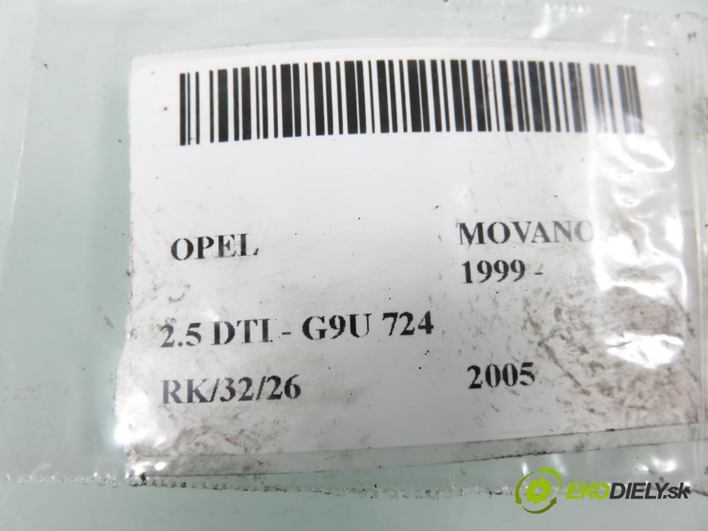 OPEL MOVANO Furgon (X70) FURGON 2005 84,00 2.5 DTI - G9U 724 2464,00 trubka klimatizace 8200190741A