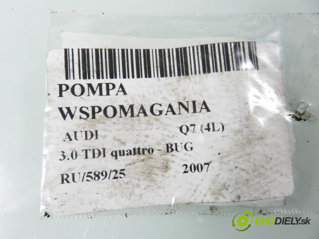 AUDI Q7 (4L) SUV 2007 171,00 3.0 TDI quattro - BUG 2967,00 Pumpa servočerpadlo 7L8422154 ; 7L8422154ES (Servočerpadlo)