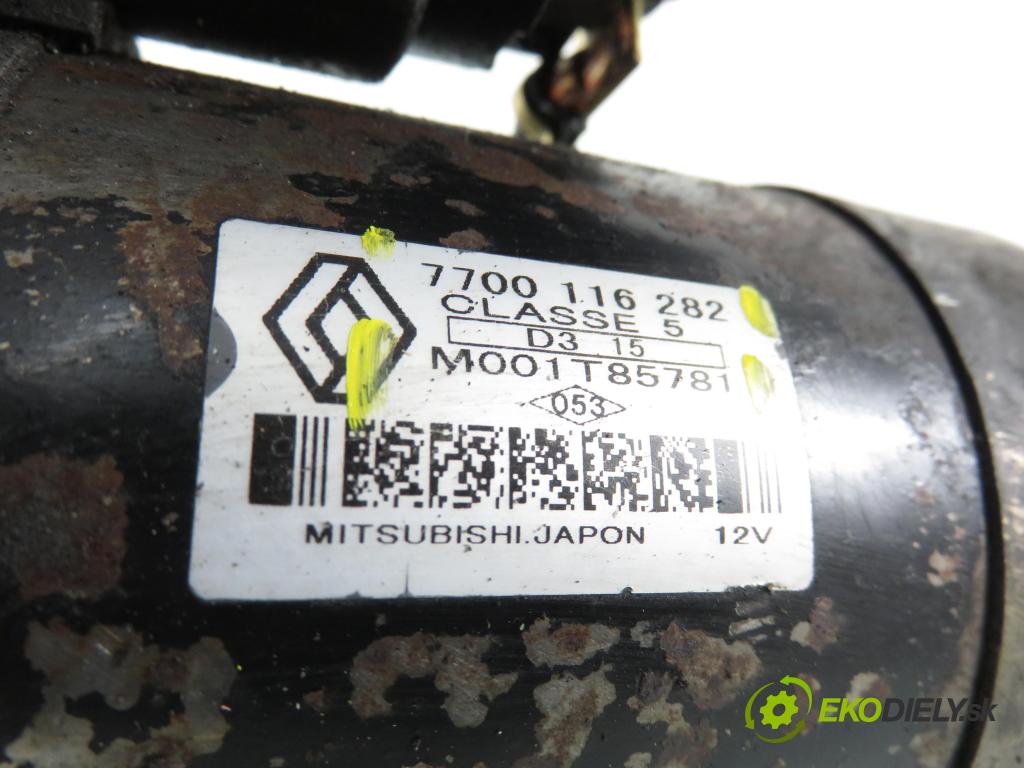 RENAULT SCENIC I (JA0/1_) MINIVAN 2003 75,00 1.9 dCi 102 - F9Q 732 1870,00 Štartér 7700116282 ; M001T85781 (Štartér)