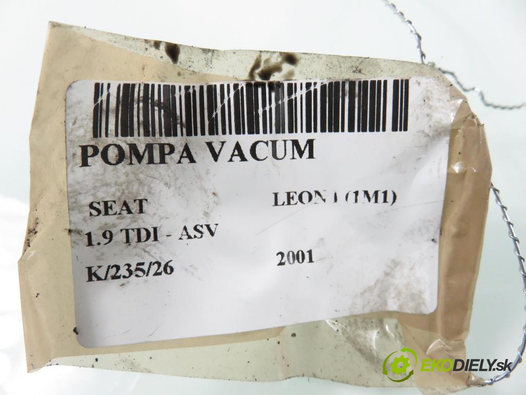 SEAT LEON (1M1) HB 2001 81,00 1.9 TDI 110 - ASV 1896,00 pumpa vakuová 038145101B
