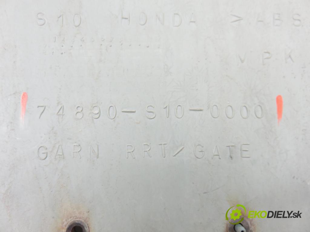 HONDA CR-V I (RD) SUV 1998 94,00 2.0 16V 4WD (RD1, RD3) - B20B3 1972,00 zadní část - čelo dveří kufr 74890S100000