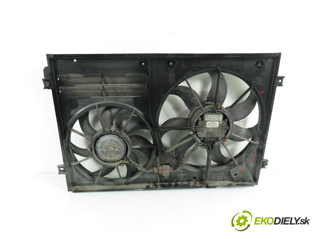 VW PASSAT B6 Variant (3C5) KOMBI 2006 103,00 2.0 TDI PD 8V 140 - BMP 1968,00 Ventilátor chladič klíma/voda 1K0121223 ; 3C0959455F ; 898089000