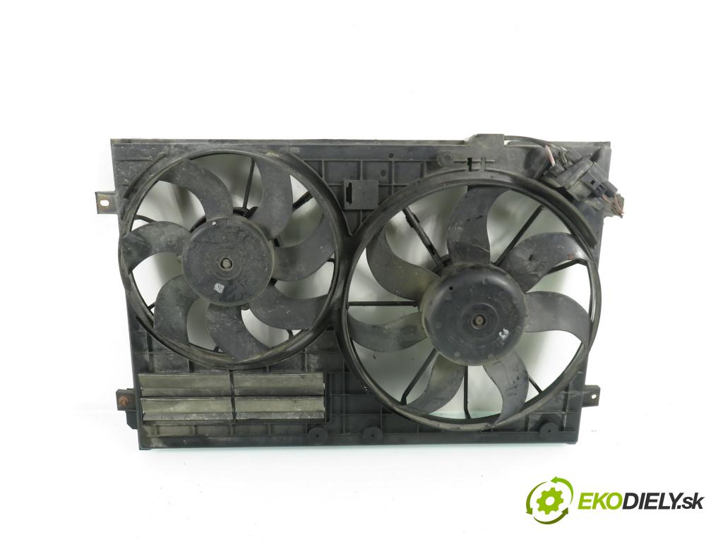 VW PASSAT B6 Variant (3C5) KOMBI 2006 103,00 2.0 TDI PD 8V 140 - BMP 1968,00 Ventilátor chladič klíma/voda 1K0121223 ; 3C0959455F ; 898089000