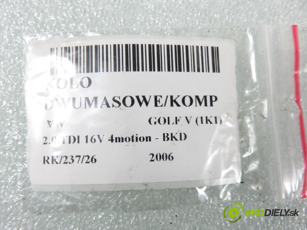 VW GOLF V (1K1) HB (LONG) 2006 103,00 2.0 TDI 16V 4motion - BKD 1968,00 řemenice DUAL MASS / COMP 124035410 ; 324035510 ; 415043110
