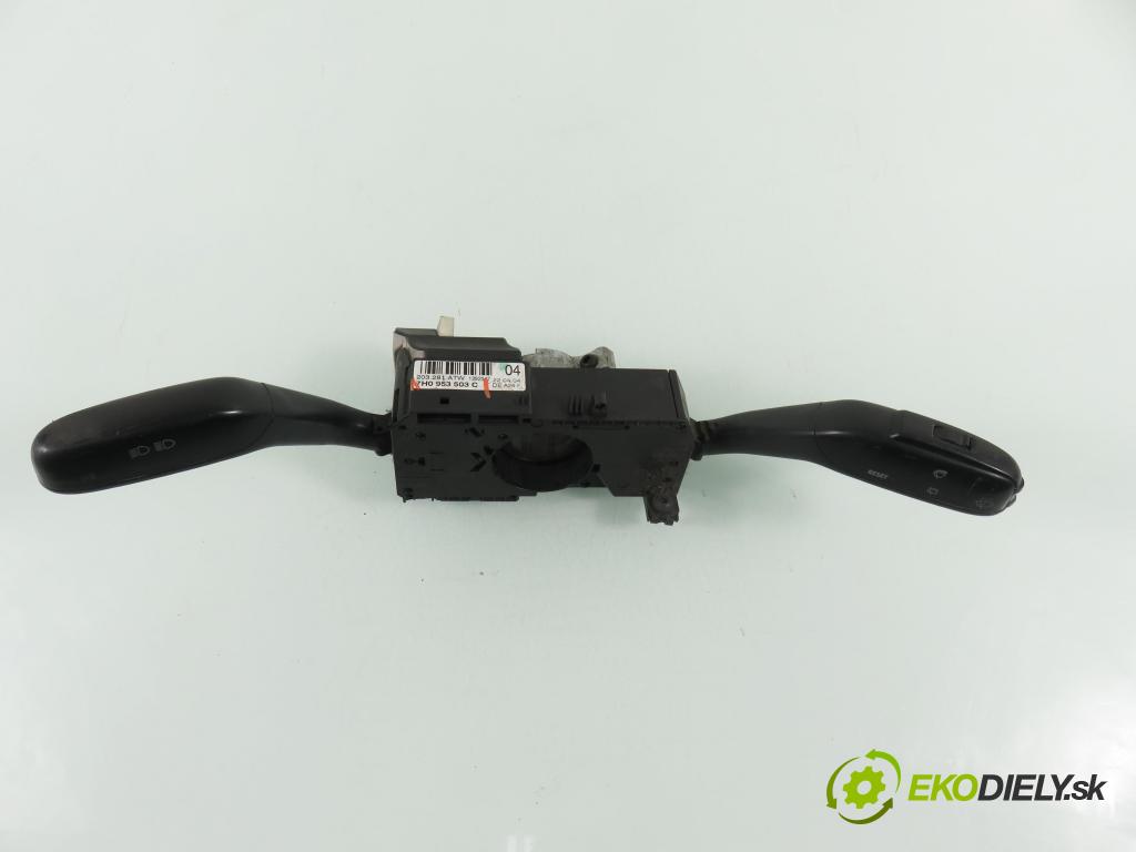 VW TRANSPORTER V Skrzynia (7HA, 7HH, 7EA, 7EH) FURGON 2004 77,00 1.9 TDI PD 105 - AXB 1896,00 páčka/prepínač 7H0953503C