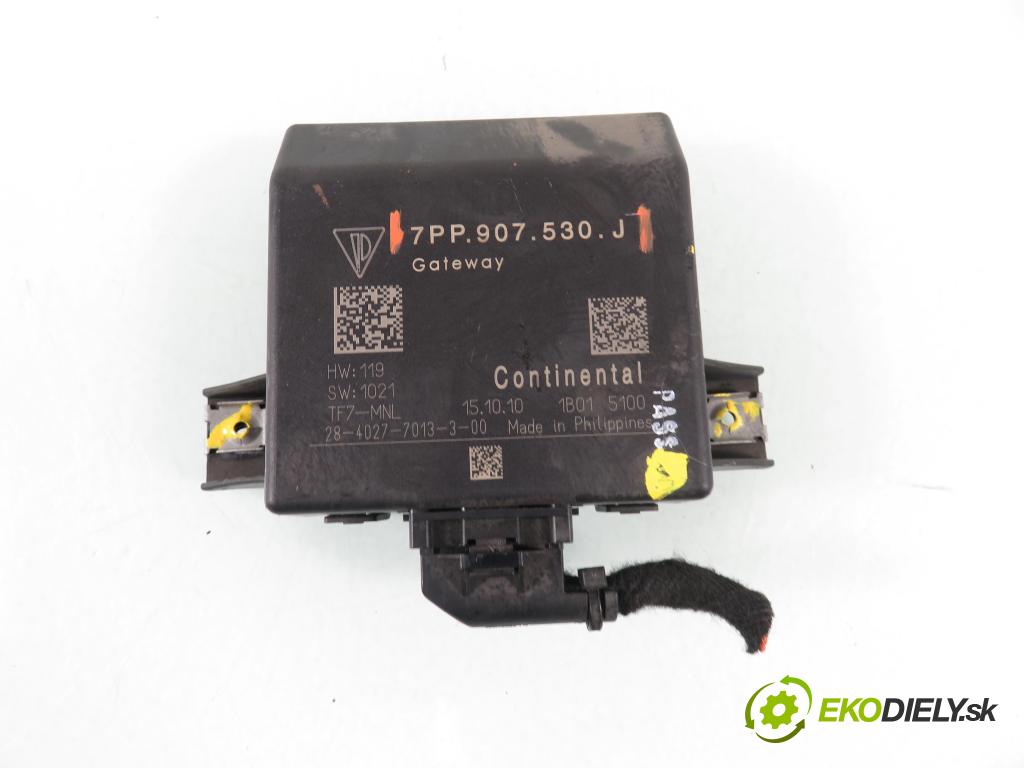 PORSCHE CAYENNE II (92A) SUV 2010 176,00 3.0 Diesel - M 05.9E 2967,00 řídící jednotka GATEWAY 7PP907530J