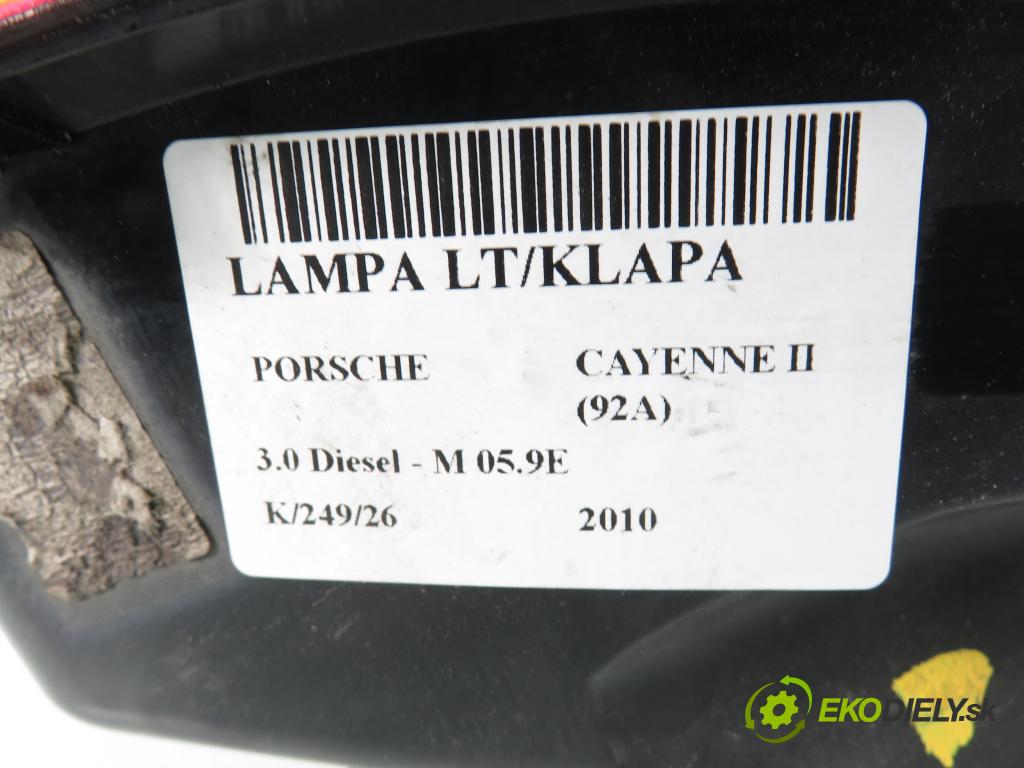 PORSCHE CAYENNE II (92A) SUV 2010 176,00 3.0 Diesel - M 05.9E 2967,00 Svetlo ľavé zadné kufor 7P5945093K