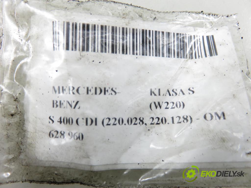 MERCEDES-BENZ KLASA S (W220) SEDAN 2003 191,00 S 400 CDI V8 260 - OM 628.960 3996,00 vstrekovač 0445110104 ; 6280700487 (Vstrekovač paliva)