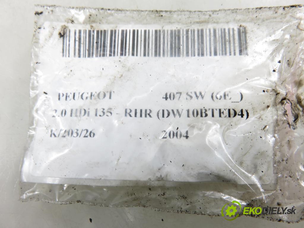 PEUGEOT 407 SW (6E_) KOMBI 2004 100,00 2.0 HDi 135 - RHR 1997,00 vstrekovač 9647247280 (Vstrekovač paliva)