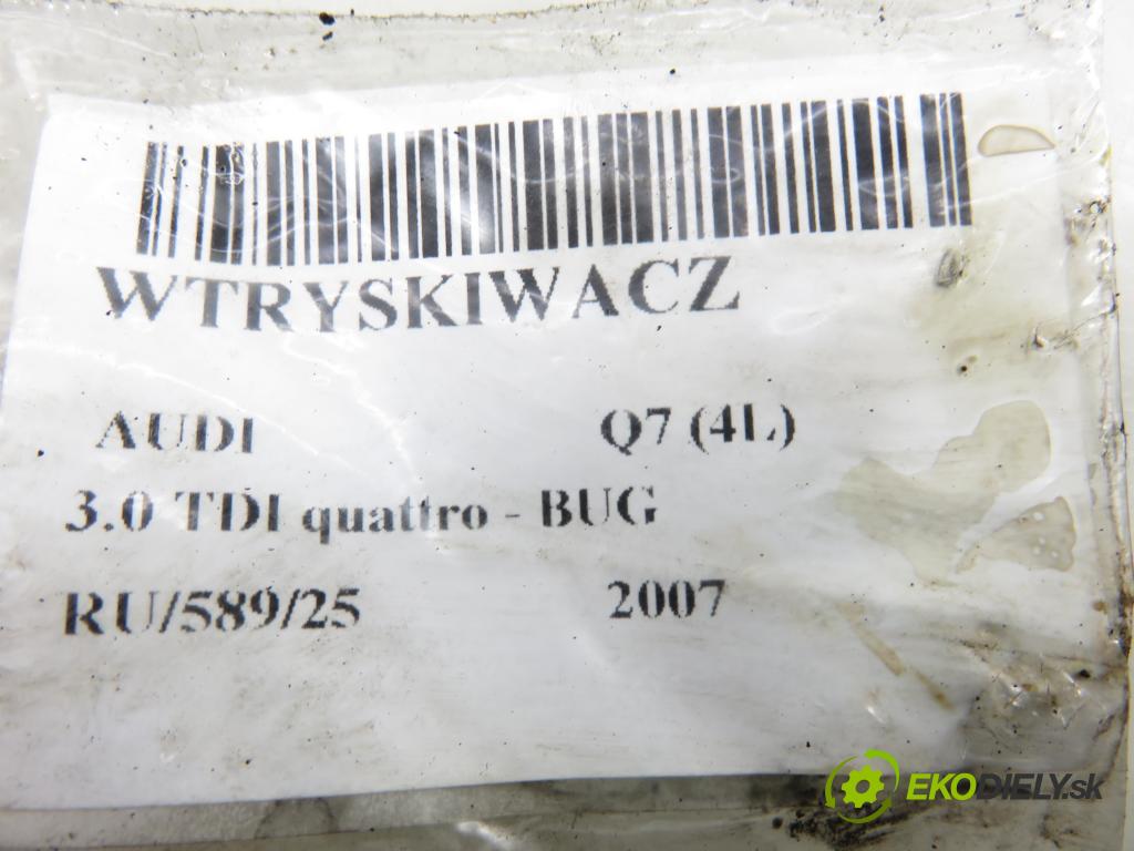 AUDI Q7 (4L) SUV 2007 171,00 3.0 TDI quattro - BUG 2967,00 vstrekovač 059130277AH ; 0445115052 (Vstrekovač paliva)