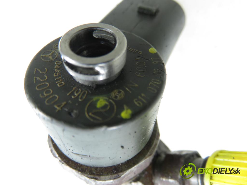 MERCEDES-BENZ KLASA S (W220) SEDAN 2003 191,00 S 400 CDI V8 260 - OM 628.960 3996,00 vstrekovač 0445110190 ; 6110701687 (Vstrekovač paliva)