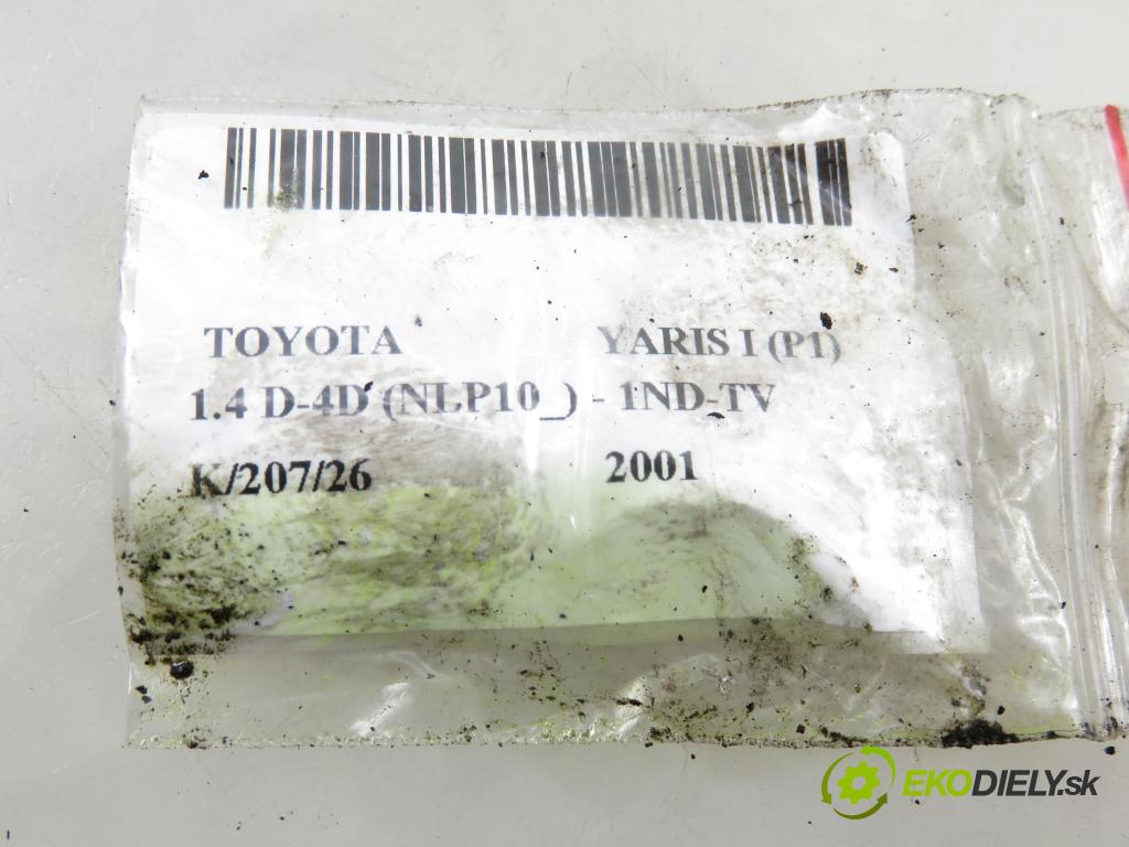 TOYOTA YARIS (_P1_) HB 2001 55,00 1.4 D-4D (NLP10_) - 1ND-TV 1364,00 vstrekovač 0445110085 ; 2367033010 (Vstrekovač paliva)