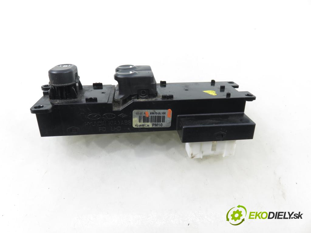 HYUNDAI i30 (FD) HB 2010 80,00 1.4 - G4FA 1396,00 Panel ovládania okien 935702L100