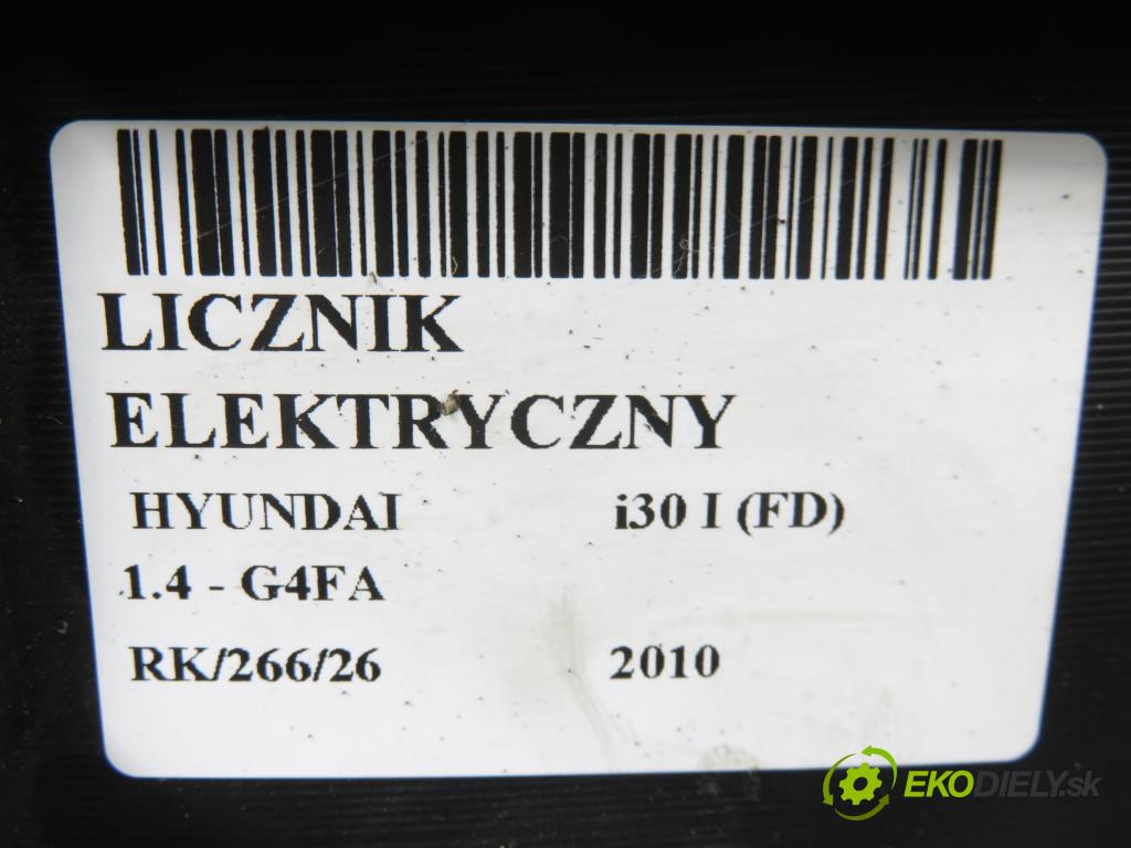 HYUNDAI i30 (FD) HB 2010 80,00 1.4 - G4FA 1396,00 prístrojovka elektrický 940332R000 ; 11001764801U