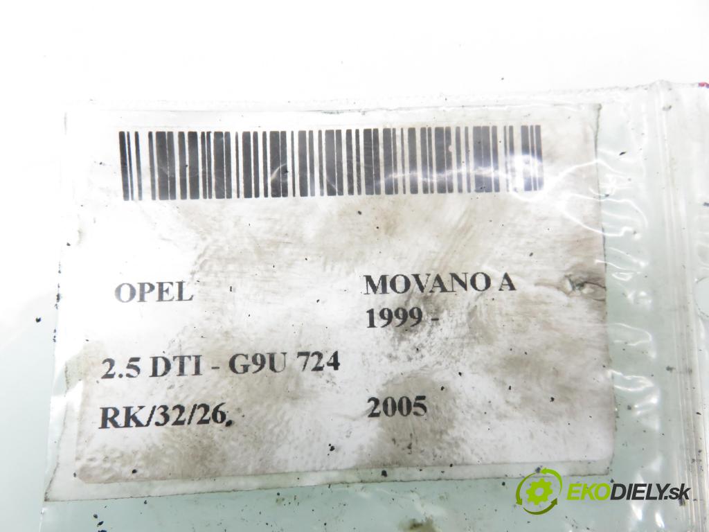 OPEL MOVANO Furgon (X70) FURGON 2005 84,00 2.5 DTI - G9U 724 2464,00 KOMPRESOR: klimatizace 1135514 (Kompresor klimatizace)