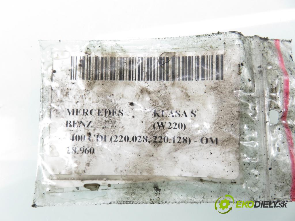 MERCEDES-BENZ KLASA S (W220) SEDAN 2003 191,00 S 400 CDI V8 260 - OM 628.960 3996,00 Škrtiaca klapka 6280900570 ; 1432504B7045 ; A6280900570 (Škrtiaca klapka)