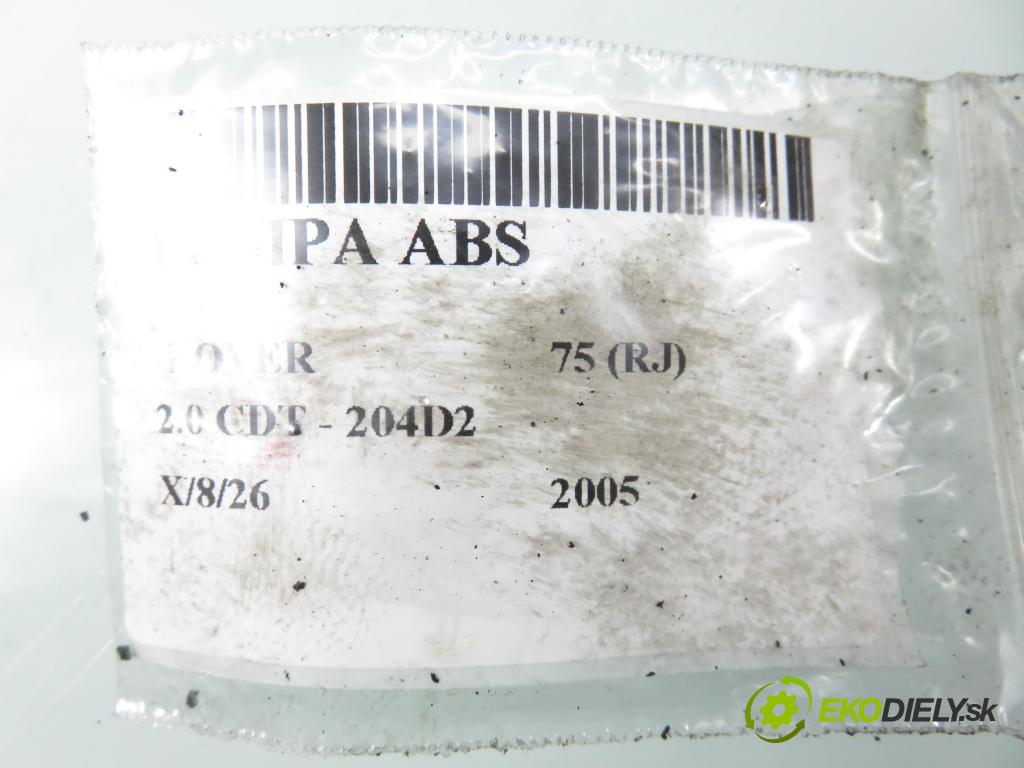 ROVER 75 (RJ) SEDAN 2005 85,00 2.0 CDT 116 - 204D2 1951,00 pumpa ABS 0265224009 ; 0265900004 (Pumpa ABS)