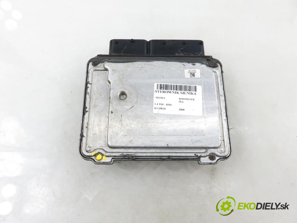 SKODA ROOMSTER (5J) HB 2008 59,00 1.4 TDI - BMS 1422,00 Riadiaca jednotka Motor 045906013A ; 0281013182 ; 045906013E