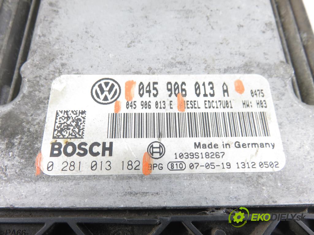 SKODA ROOMSTER (5J) HB 2008 59,00 1.4 TDI - BMS 1422,00 Riadiaca jednotka Motor 045906013A ; 0281013182 ; 045906013E