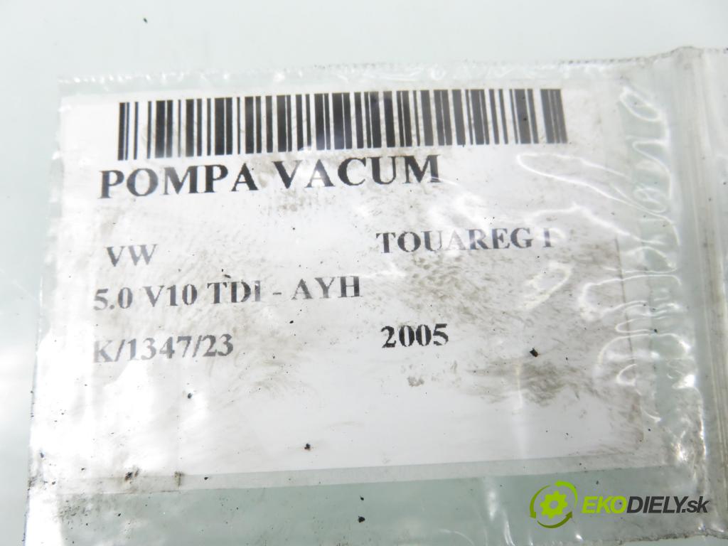 VW TOUAREG (7LA, 7L6, 7L7) SUV 2005 230,00 5.0 V10 TDI PD 313 - AYH 4921,00 Pumpa vákuová 07Z145209B