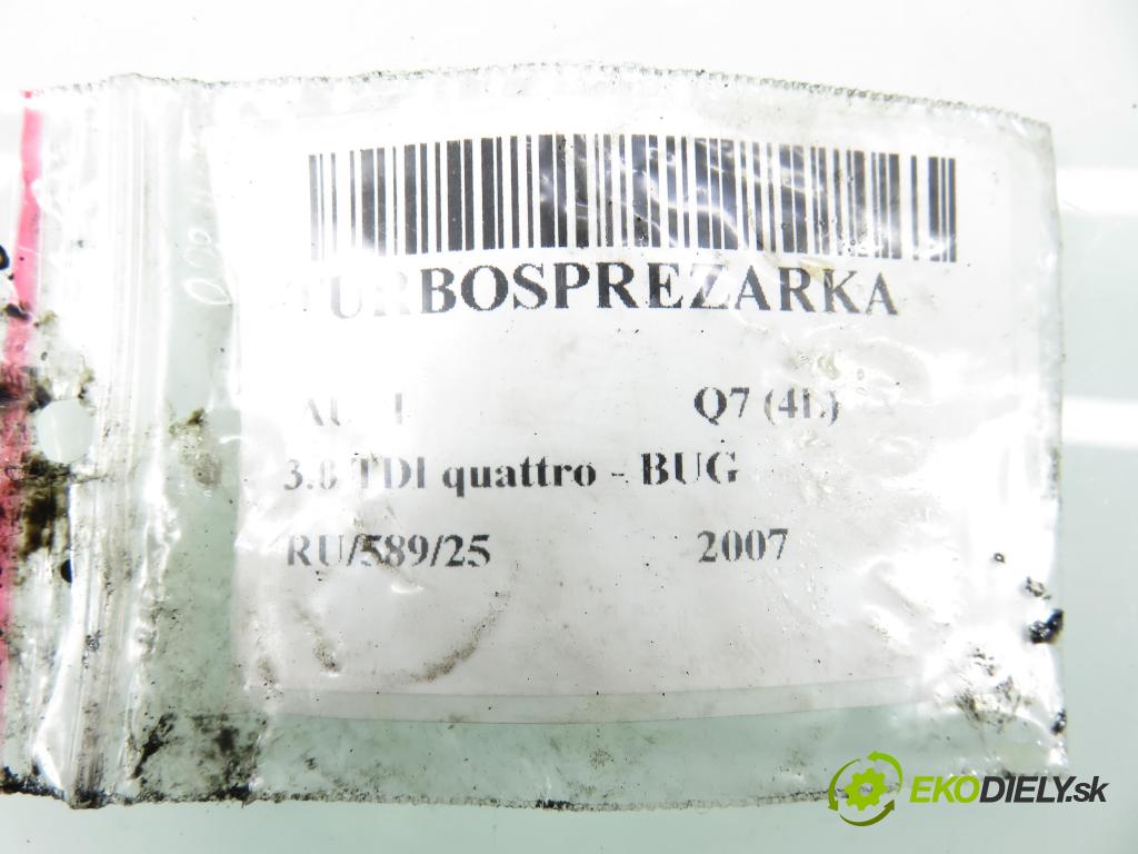 AUDI Q7 (4L) SUV 2007 171,00 3.0 TDI quattro - BUG 2967,00 Turbodúchadlo 059145715F (Turbodúchadlo (kompletné))