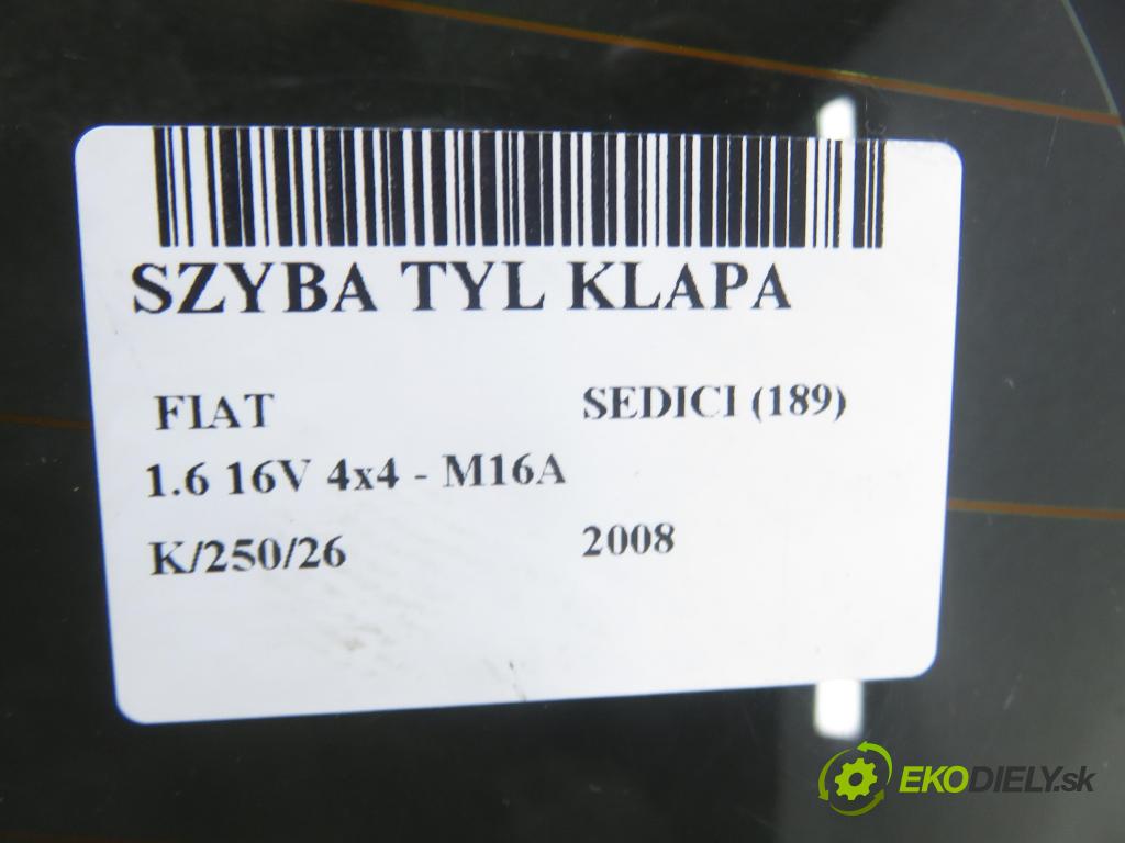 FIAT SEDICI (189_) CROSSOVER 2008 79,00 1.6 4x4 107 1586,00 Okno zadné kapota